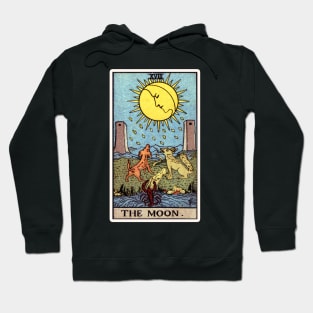 XVIII. The Moon Tarot Card Hoodie